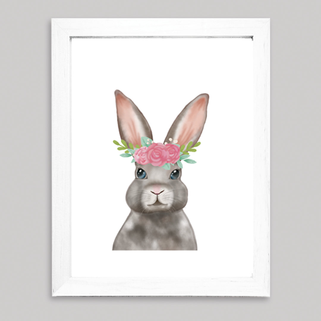Set Ilustraciones Animales Corona Acuarela