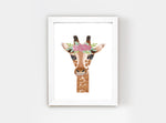 Set Ilustraciones Animales Corona Acuarela
