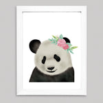 Set Ilustraciones Animales Corona Acuarela