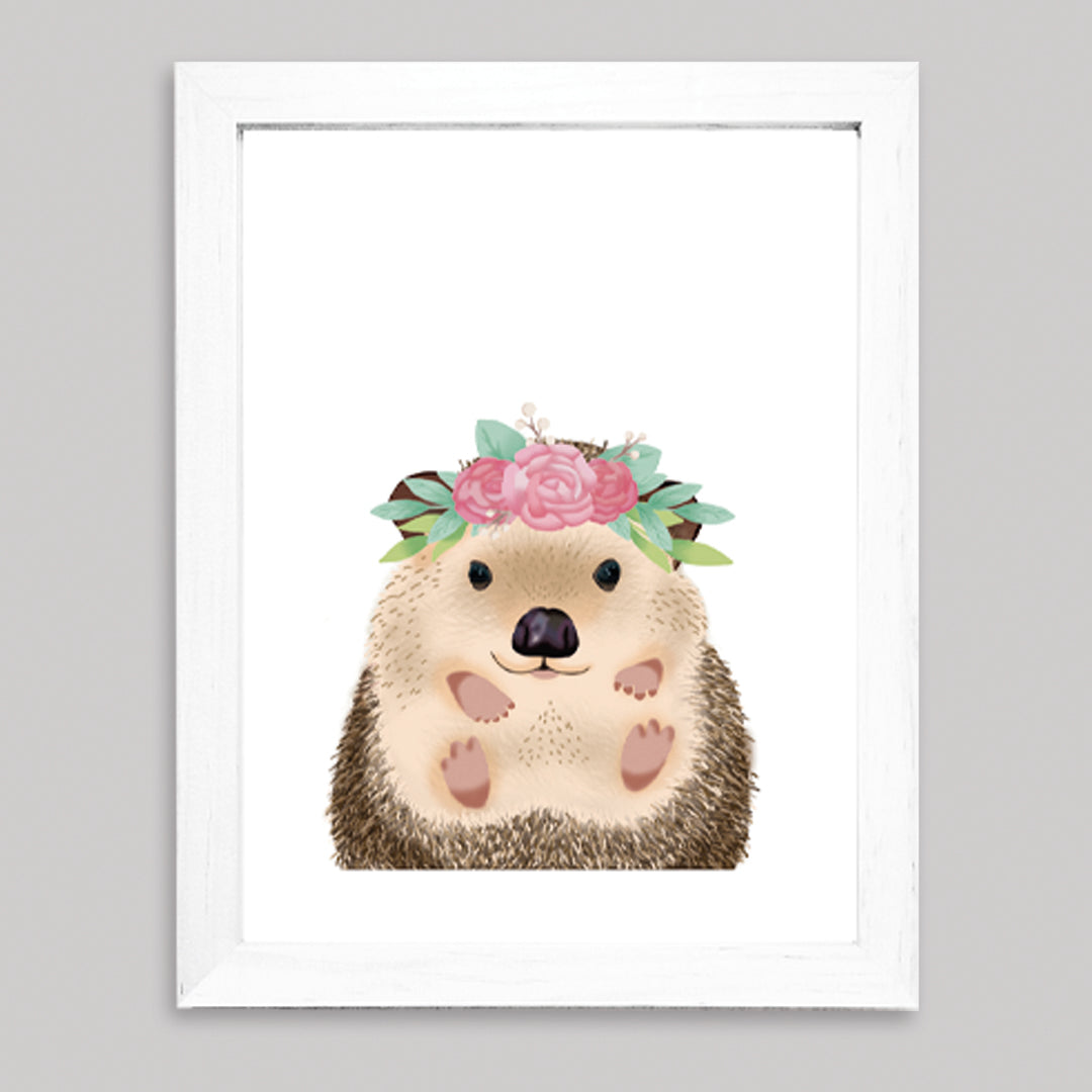 Set Ilustraciones Animales Corona Acuarela