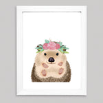 Set Ilustraciones Animales Corona Acuarela