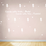 Vinil de bailarinas ballet