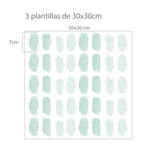 Vinil pinceladas de acuarela