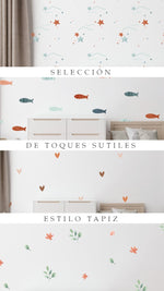 Vinil estilo tapiz cardumen