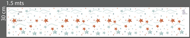 Vinil estilo tapiz Estrellas mar