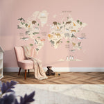 Vinil Mapa Animales